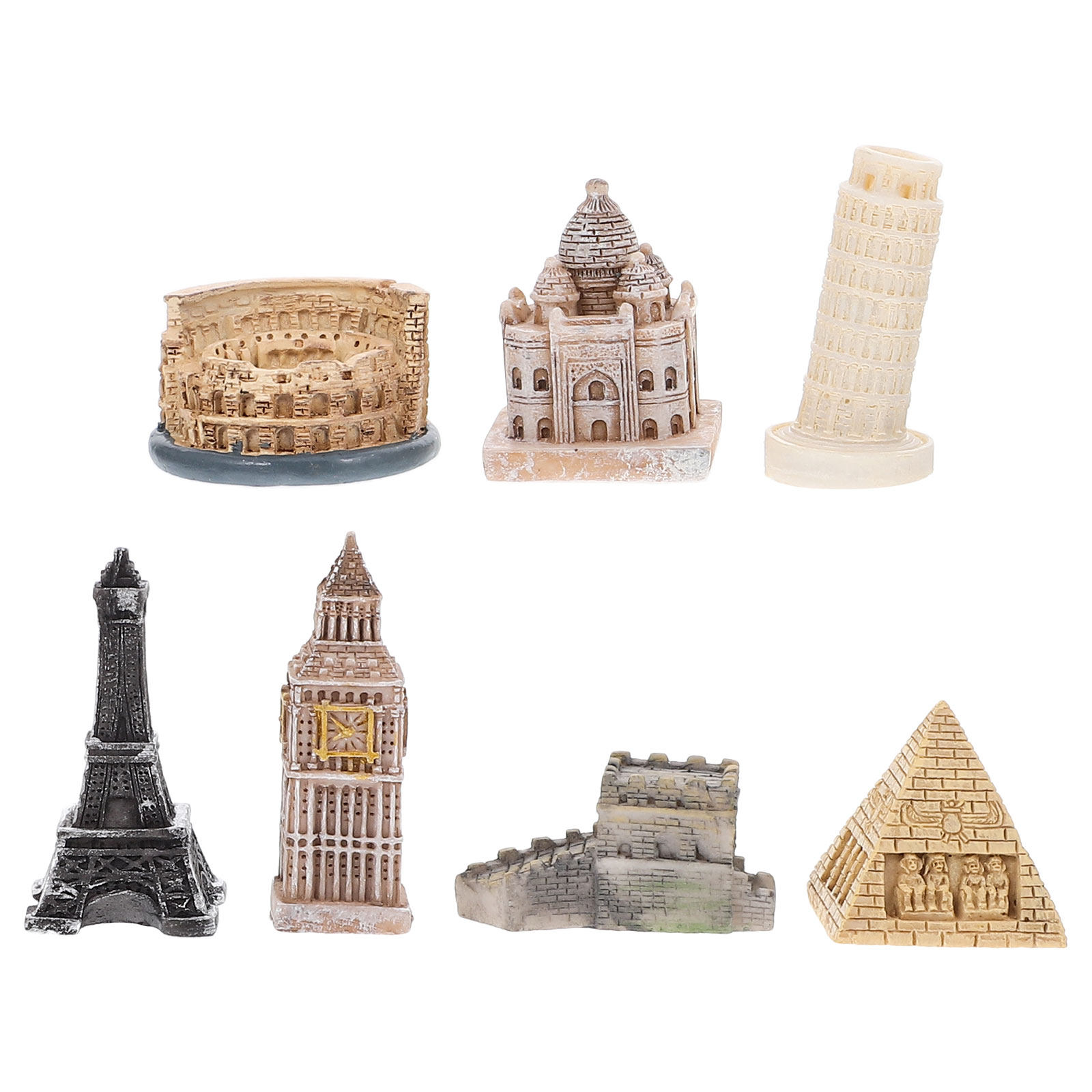 Aquarium - Set di 7 Statue Romane Realistiche