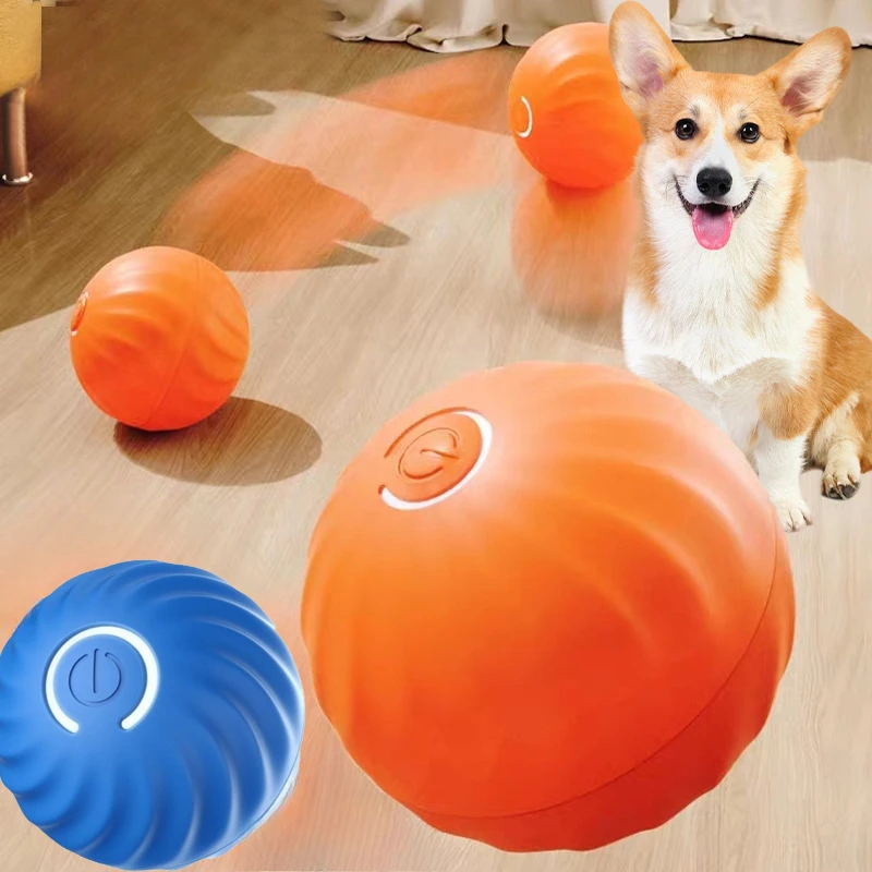 Automatic Moving Dog Ball - @1G-Palla giocattolo per animali domestici, palla