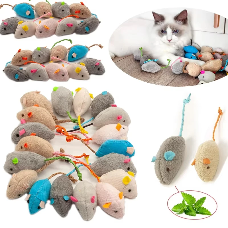 5 pezzi di giocattoli sonori a - Catnip Interactive Plush Mouse recensione e prezzo