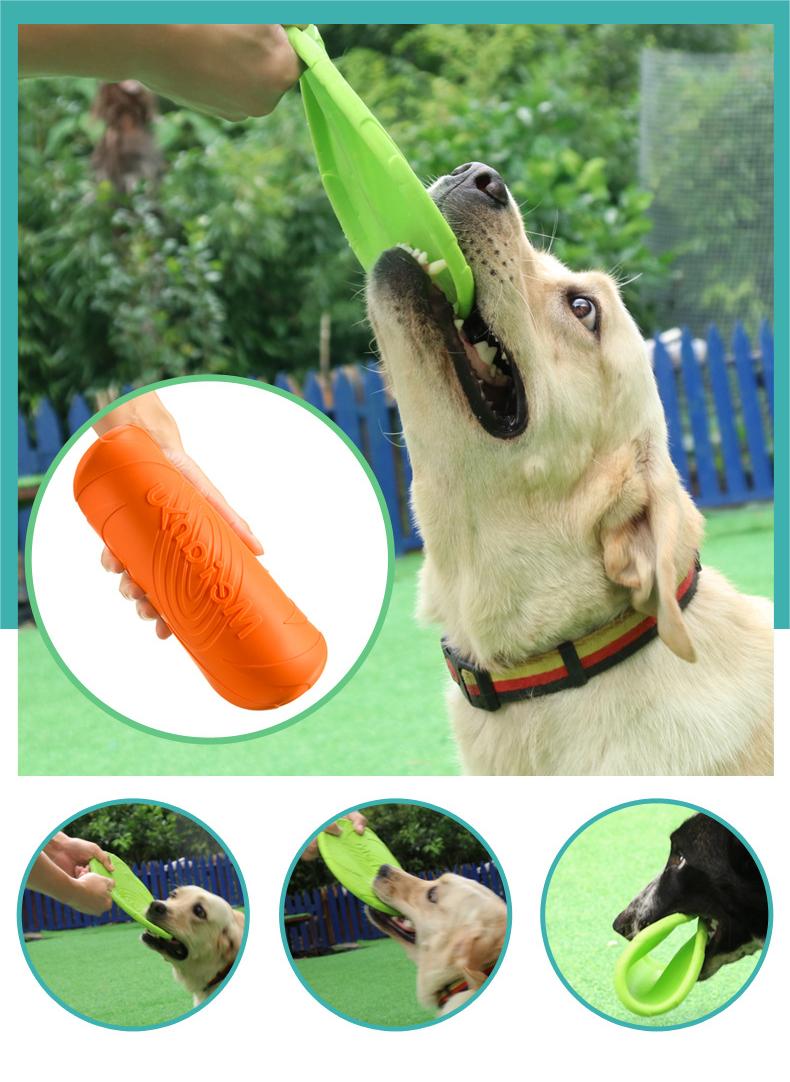 MeianjuBite Frisbee Resistente - Flying Disc Dog Training Toy recensione e prezzo