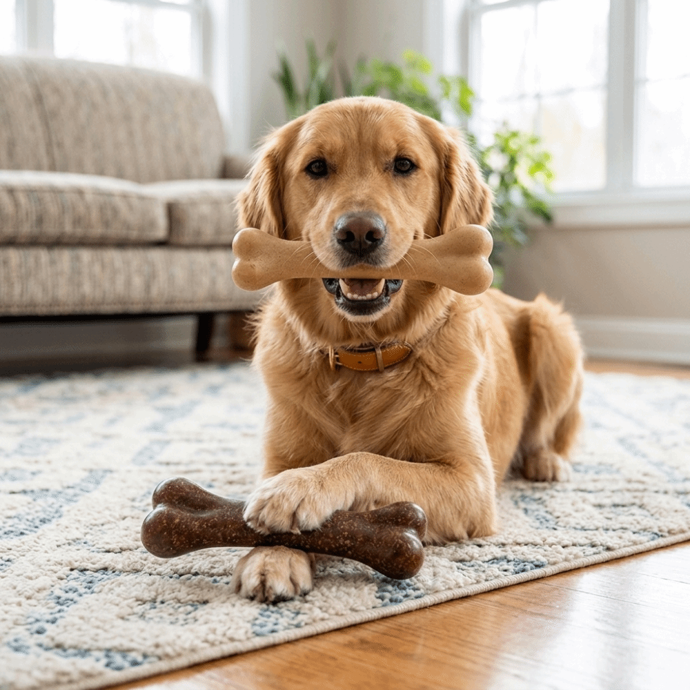 Giocattolo da masticare a form - Teeth Cleaning Dog Chew Bone recensione e prezzo