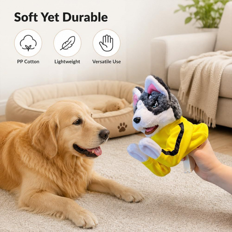 Giocattolo Interattivo in Pelu - Interactive Squeaky Plush Dog Toy recensione e prezzo