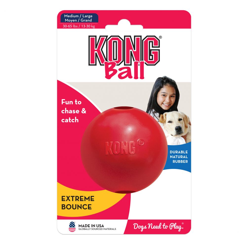 Giocattolo per cani KONG Ball  - Indestructible Dog Chew Toy recensione e prezzo