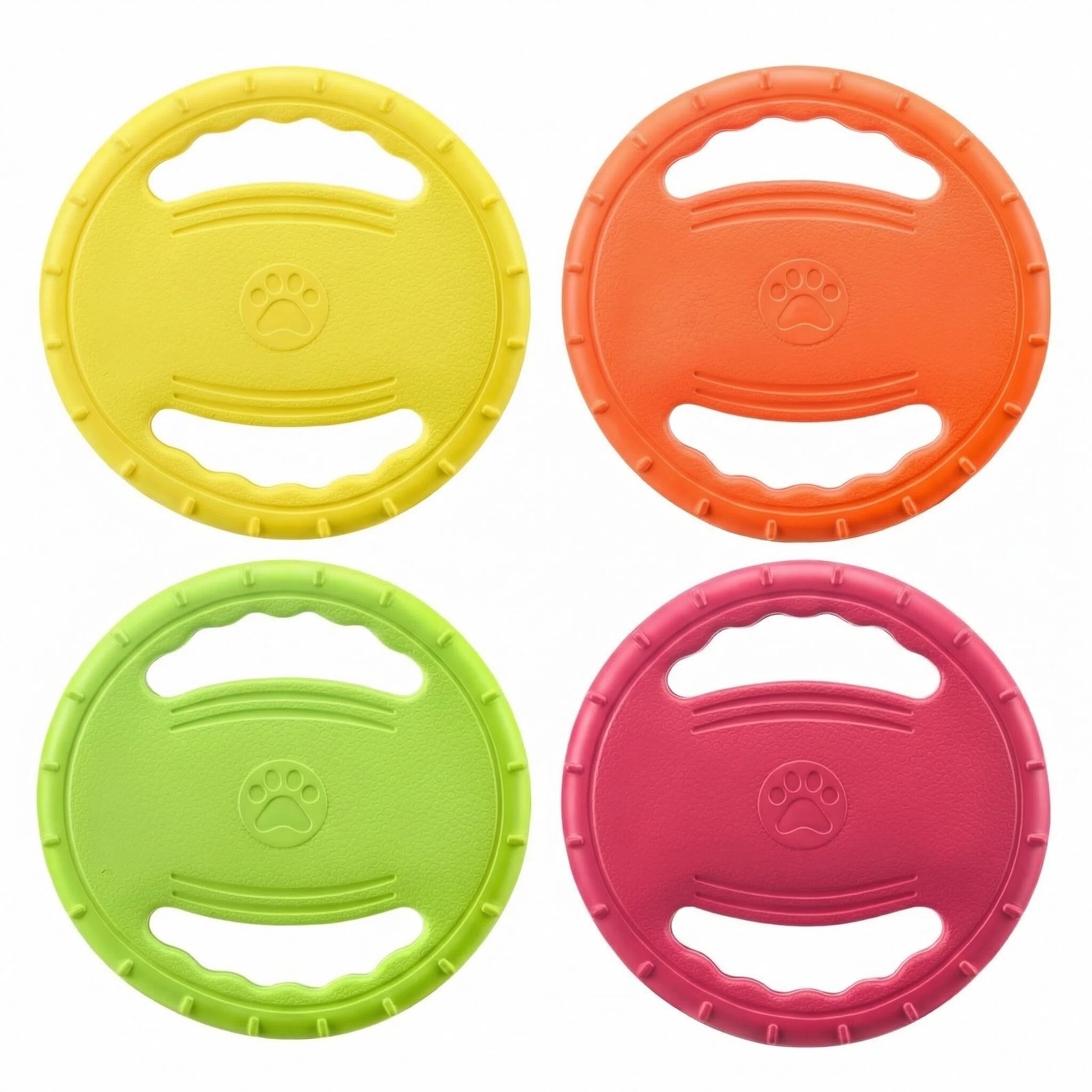 EVA Flying Disc Giocattolo per - Interactive Squeaky Plush Dog Toy recensione e prezzo